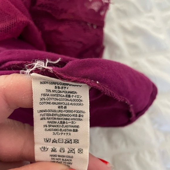 Jen’s Pirate Booty X Free People Magenta lace ethereal maxi dress - Picture 14 of 14